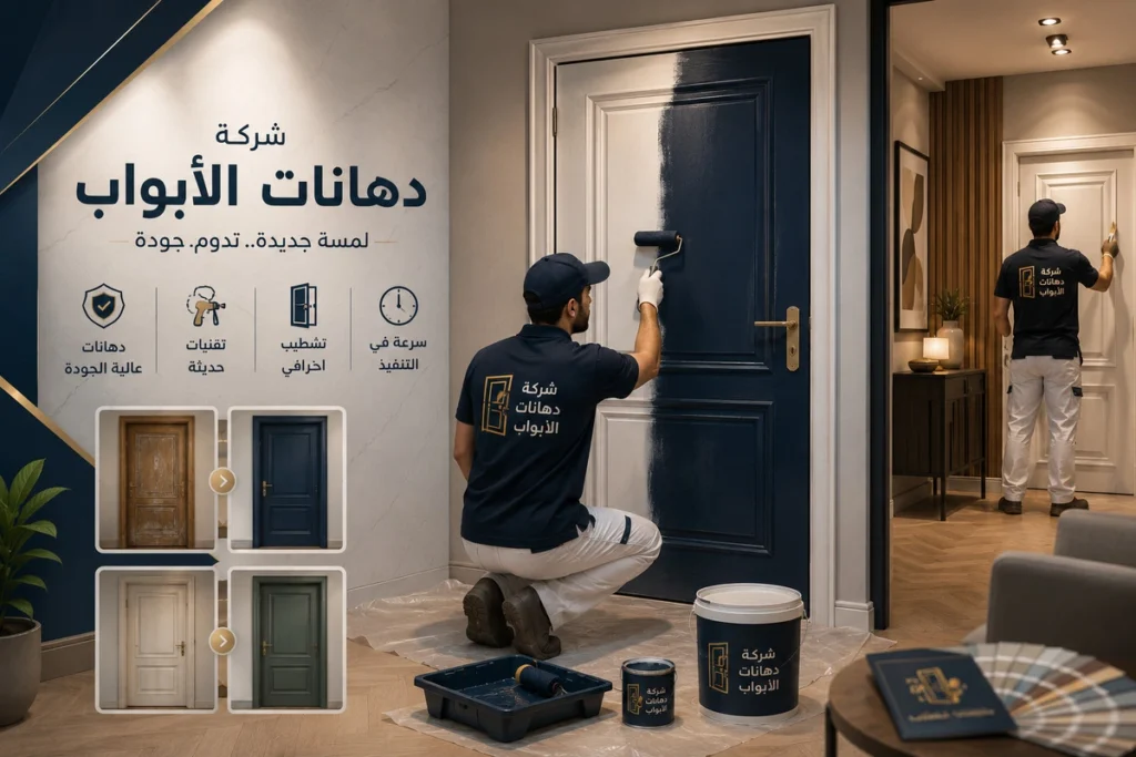 شركة دهانات الابواب خدمات سريعة واحترافية