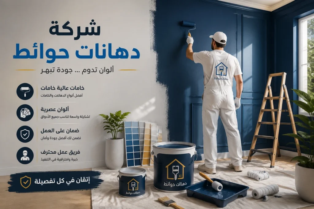 شركة دهانات حوائط تعتمد على المتخصصين