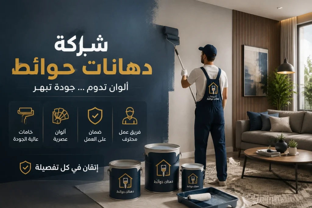شركة دهانات حوائط متخصصة في أعمال الديكور الداخلي