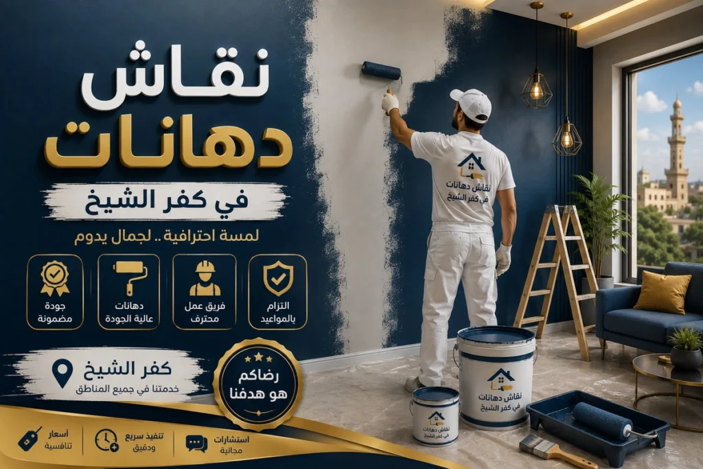 نقاش دهانات في كفر الشيخ لتنفيذ الديكورات العصرية بأعلى جودة