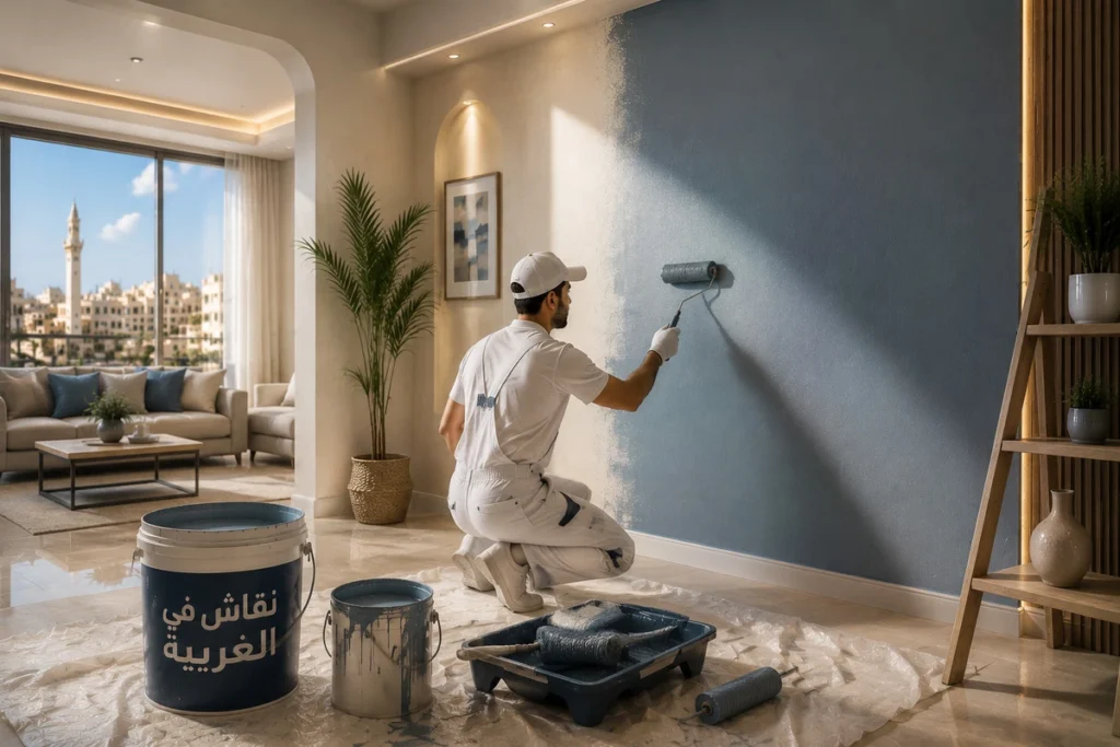 نقاش في الغربية لتنفيذ اليكورات المتطورة