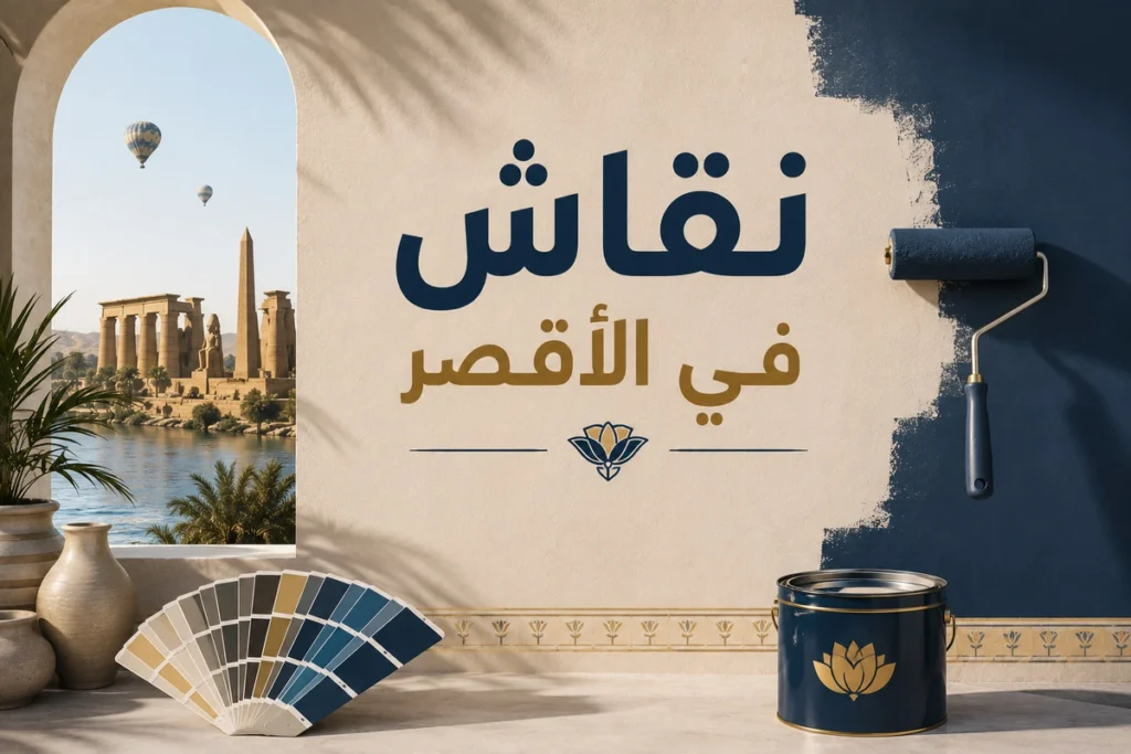 نقاش دهانات في الأقصر لاختيار أجمل الألوان