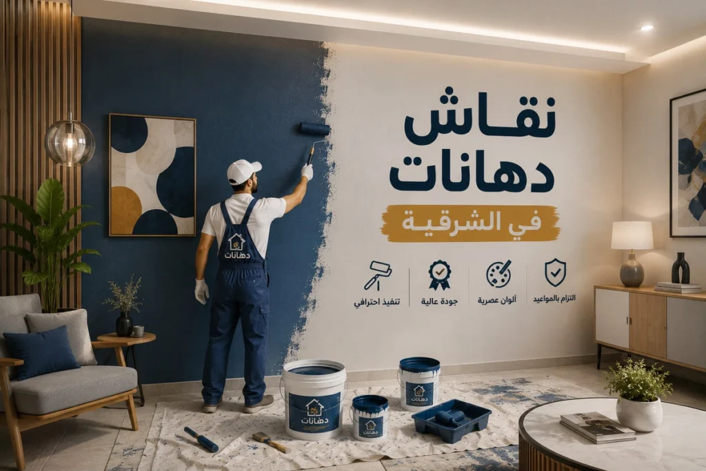 نقاش دهانات في الشرقية يقدم الكثير من الحدمات