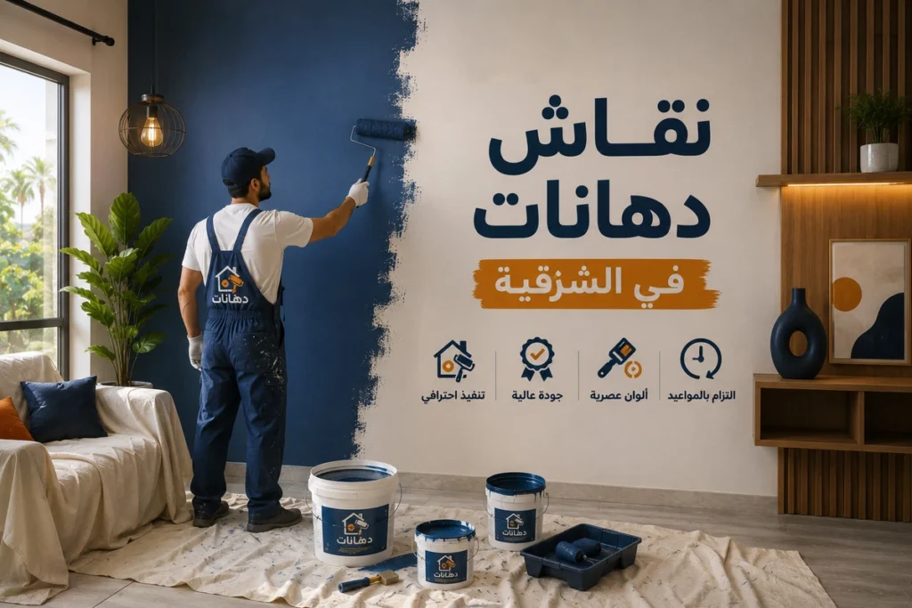 نقاش دهانات في الشرقية متحصص في أحدث الديكورات