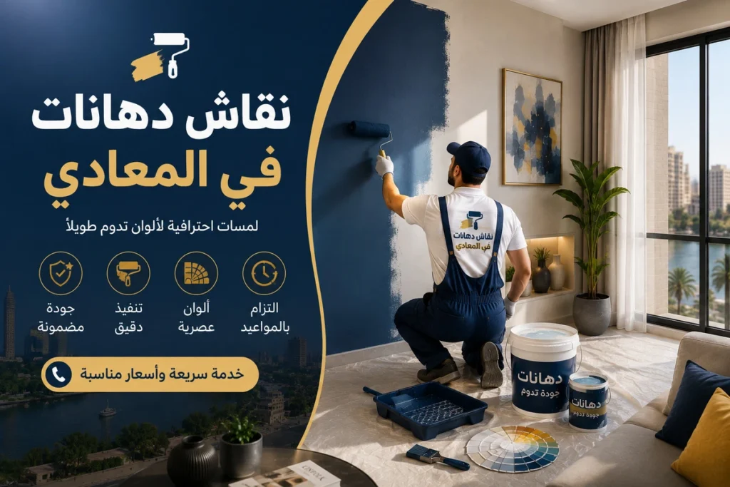 نقاش دهانات في المعادي لخدمتك في أي وقت