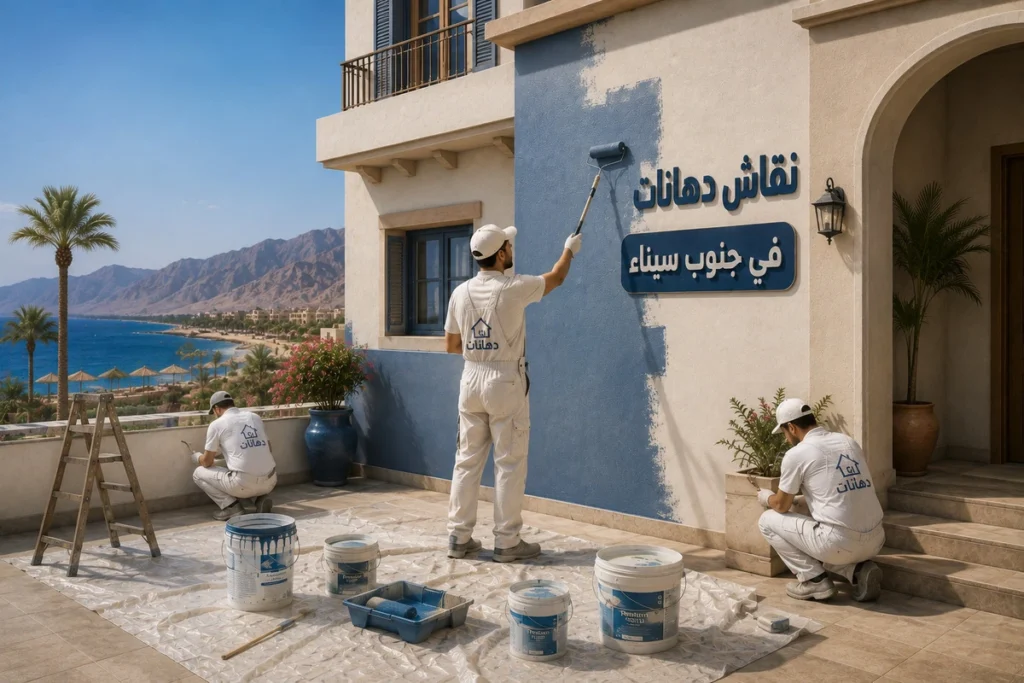 نقاش دهانات في جنوب سيناء لخدمات النقاشة المتكاملة