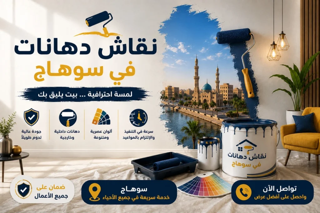 نقاش دهانات في سوهاج لأعمال النقاشة والديكور