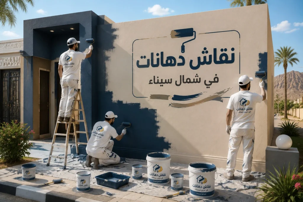 نقاش دهانات في شمال سيناء خدمات متنوعة وتنفيذ سريع